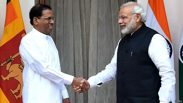 नरेंद्र मोदी और मैथ्रीपाला सिरिसेना