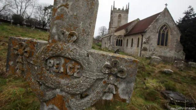 Сельское кладбище