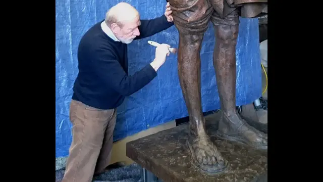 گاندھی کا مجسمہ