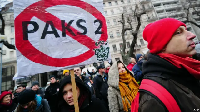 Демонстрация в Венгрии