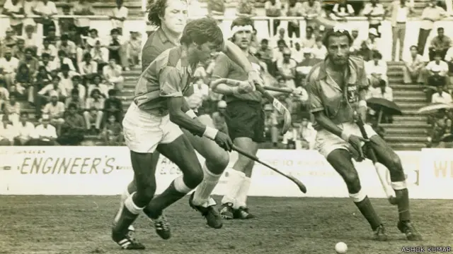 वर्ष 1975 में विश्वकप हॉकी का मुक़ाबला
