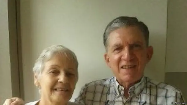 Rodolfo Gonzalez (kanan) berpartisipasi dalam demonstrasi di Venezuela, tahun lalu.