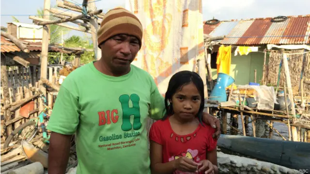 Viany Mula与女儿。他有四个孩子。