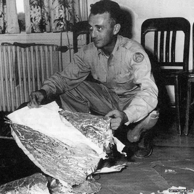 نیروی هوایی آمریکا می گوید آثاری که در نیو مکزیکو کشف شد مربوط به یک هدف راداری بوده است