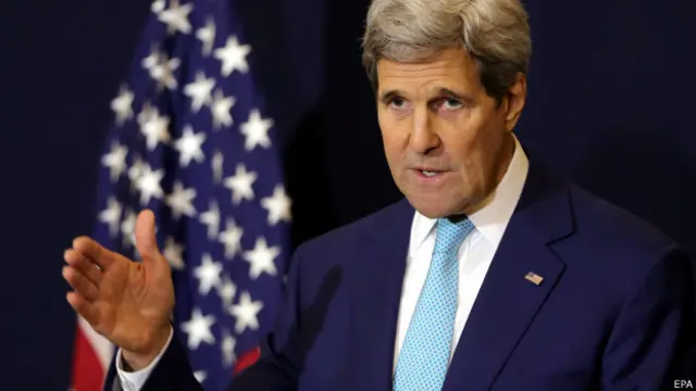 अमरीकी विदेश मंत्री जॉन केरी