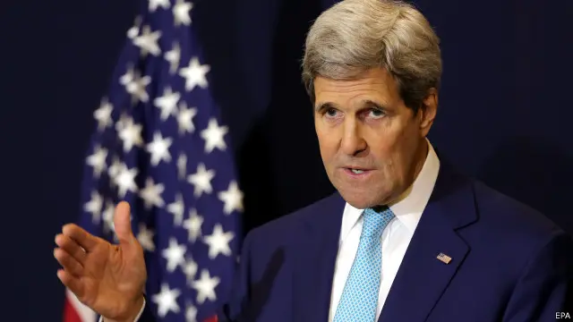 جان کیری نے سی بی ایس نیوز سے بات کرتے ہوئے کہا تھا کہ امریکی حکومت شام کے حالات میں دلچسپی رکھنے والے تمام فریقوں کے ساتھ بڑی محنت سے یہ کوشش کر رہی ہے