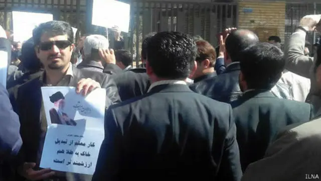 معلمان معترض در شهرکرد