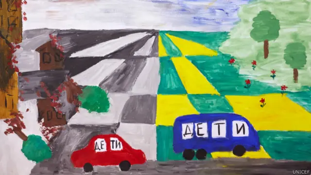 Детский рисунок, Донбасс