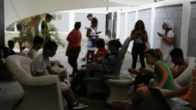 Punto de conexión inalámbrica en Cuba