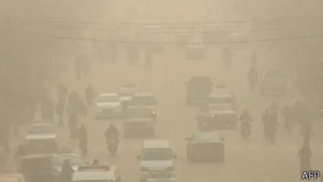 Contaminación en China 