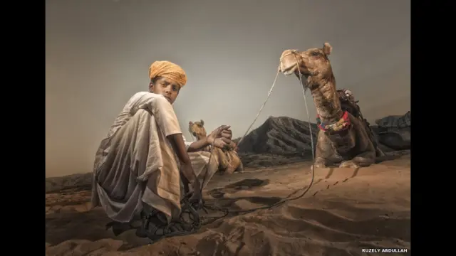 Юный пастух Рузели Абдулла