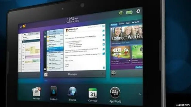 الكمبيوتر اللوحي "بلاي بوك" من بلاكبيري لم يحقق النسبة المستهدفة من المبيعات