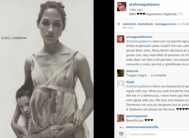 Долче в Instagram