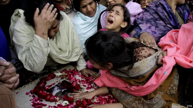 یوحنا آباد میں دو گرجا گھروں رومن کیتھولک چرچ اور کرائسٹ چرچ کو مبینہ خود کش حملوں کا نشانہ بنایا گیا تھا