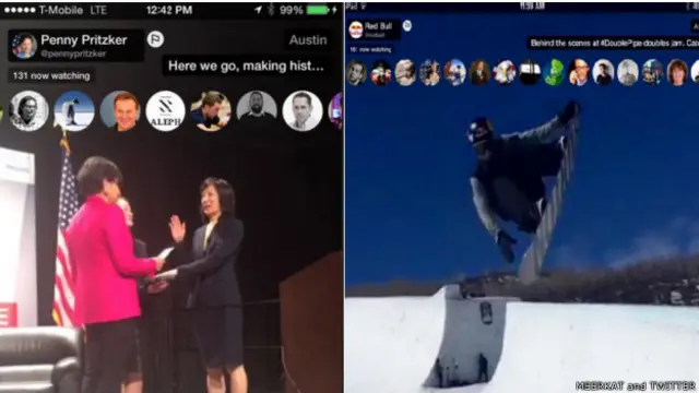 La secretaria de Comercio de EE.UU, Penny Pritkzer se jactó de ser la primera persona de su gobierno en retransmitir un evento con Meerkat