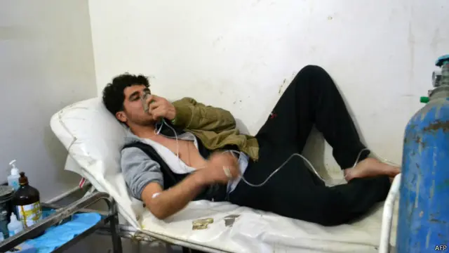 مركز طبي في قرية سرمين جنوب شرق إدلب