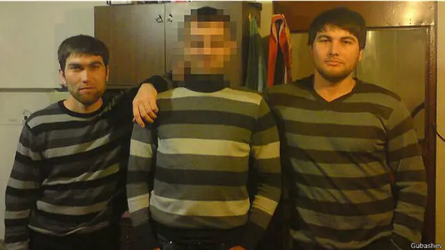 Братья Губашевы с родственником (в центре)