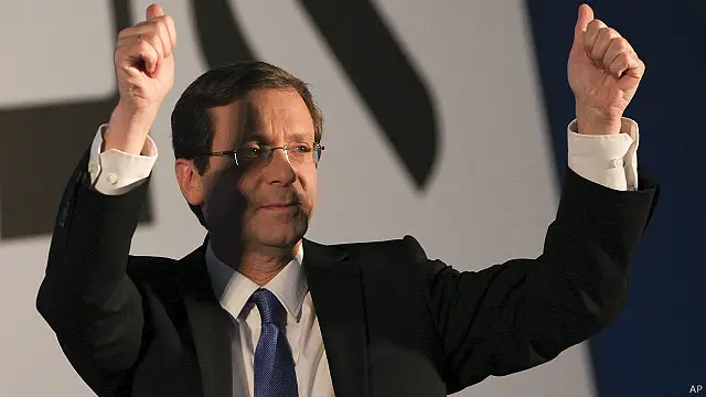 بدا هرتسوغ واثقا من الفوز