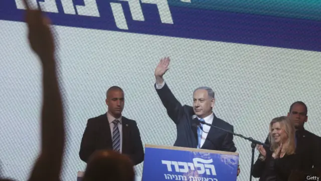 نتن یاہو نے انتخابی مہم میں دائیں بازو کے ووٹروں سے فلسطینی ریاست کے قیام کے مخالفت کی اپیل کی تھی
