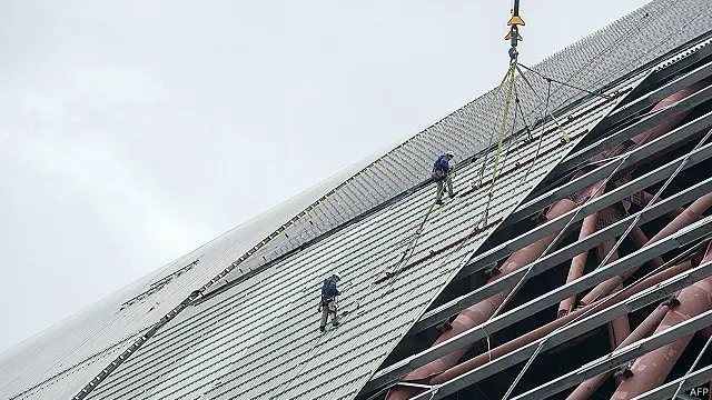 ڈھانچے کو تیار کر کے پلانٹ کے اوپر نصب کر دیا جائے گا