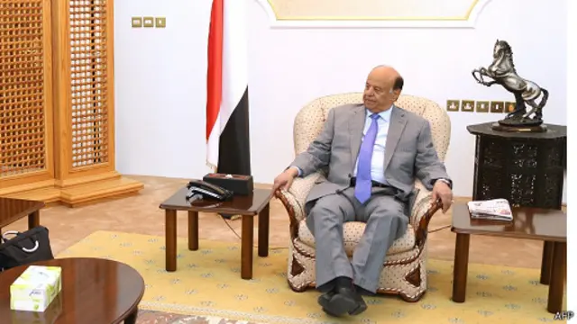 اکثر کشورهای جهان عبد ربه منصور هادی را همچنان رئیس جمهوری قانونی یمن می‌دانند