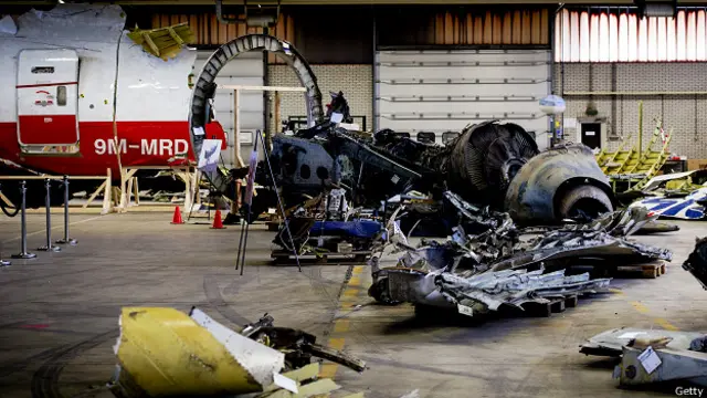 Обломки Boeing рейса MH-17