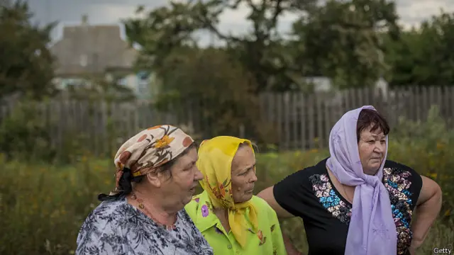 Жительницы района, где погиб MH-17