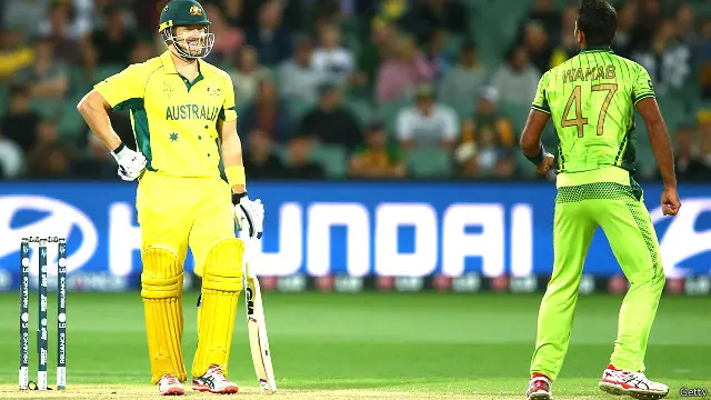 وہاب ریاض کی تیز رفتار بولنگ نے آسٹریلوی بیٹسمینوں کو خاصا پریشان کیا