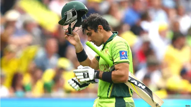 پاکستانی کپتان کی ون ڈے انٹرنیشنل میں آخری اننگز بھی تھی جو مایوس کن انداز میں ختم ہوئی۔