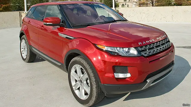 السيارات التي يشملها قرار السحب من طراز رينج روفر ايفوك