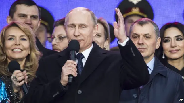 Vladimir Putin en un evento público.