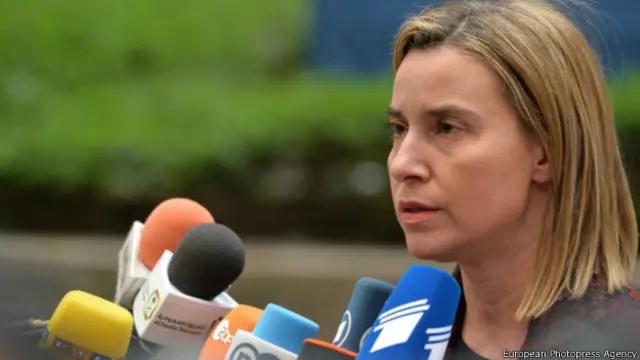 Глава европейского дипломатического ведомства Федерика Могерини