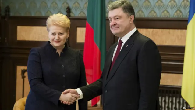Порошенко и Грибаускайте