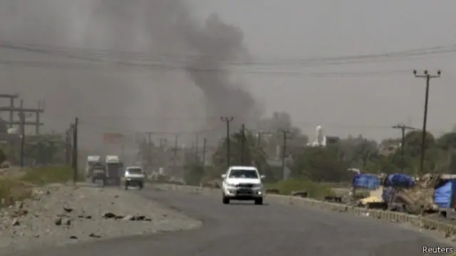 美军空军基地的胡塔一度被基地组织占领