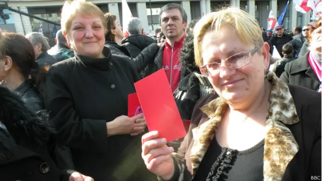 Акция протеста в Тбилиси