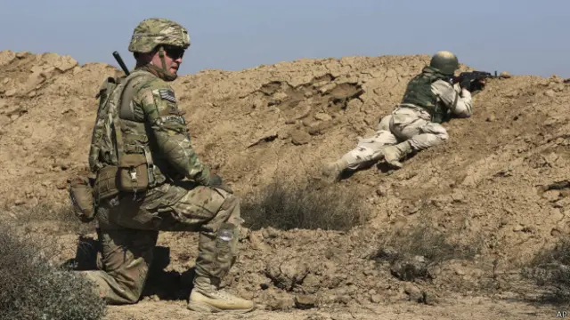 Американский военный в Ираке