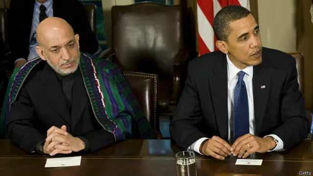 سابق صدر حامد کرزئی کے دور میں افغانستان اور مغرب کے مابین تعلقات کشیدہ رہے