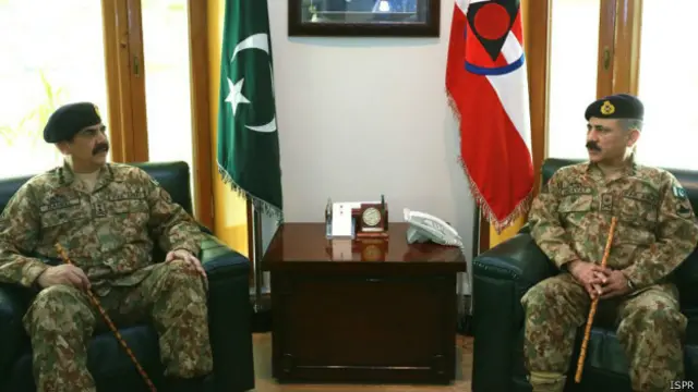 جنرل راحیل شریف کو آپریشن ضرب عضب اور خیبر ایجنسی میں جاری آپریشن خیبر ٹو میں تازہ کارروائیوں پر تفصیلی بریفنگ دی