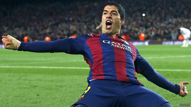 أحرز سواريز أول أهدافه مع برشلونة ضد ريال مدريد