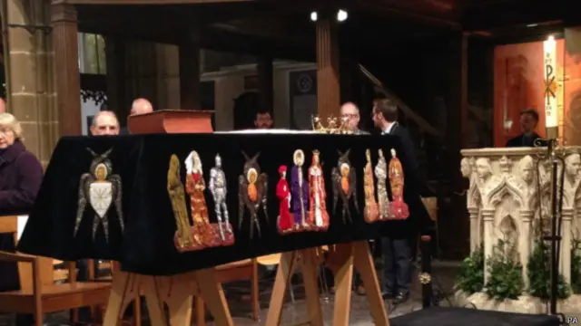 理查三世灵柩在莱斯特大教堂