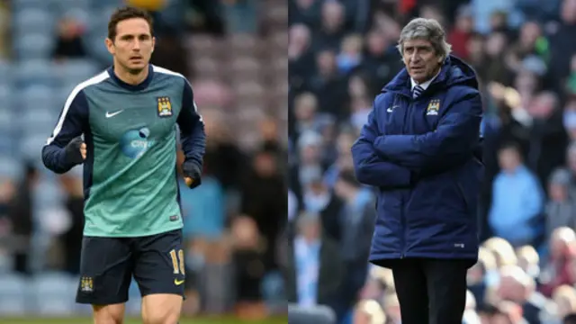 蘭帕德(左) 主帥佩萊格里尼