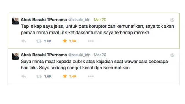Akun Twitter Ahok