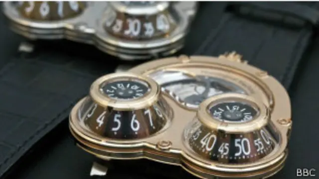 Modelo de reloj Megawind de MB&F. 