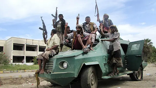 Lực lượng của ông Hadi đang bám trụ ở miền nam Yemen
