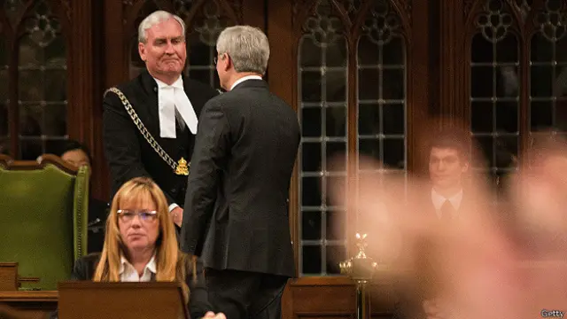 Кевин Викерс и Стивен Харпер