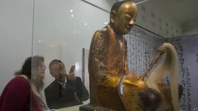 Momia expuesta en Budapest