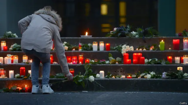 德国学校悼念空难遇难者