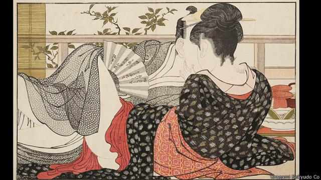 В 1788 году в Японии этот рисунок считался весьма эротическим