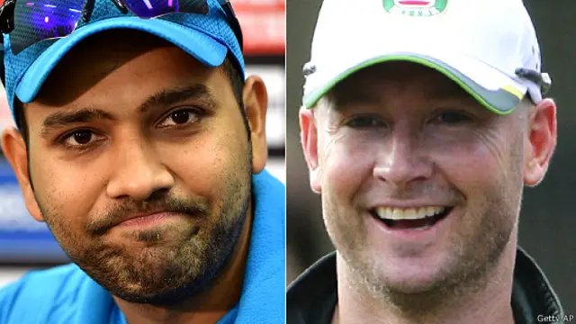 रोहित शर्मा और मिचेल क्लार्क
