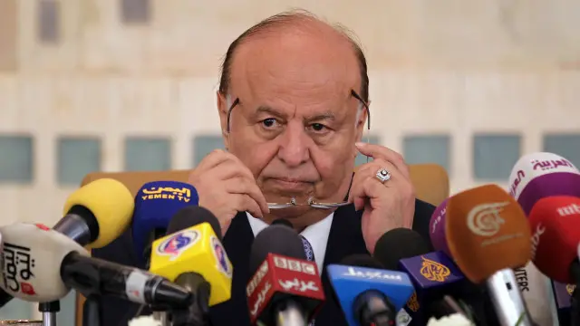 यमन के राष्ट्रपति अब्द्रब्बुह मंसूर हादी 